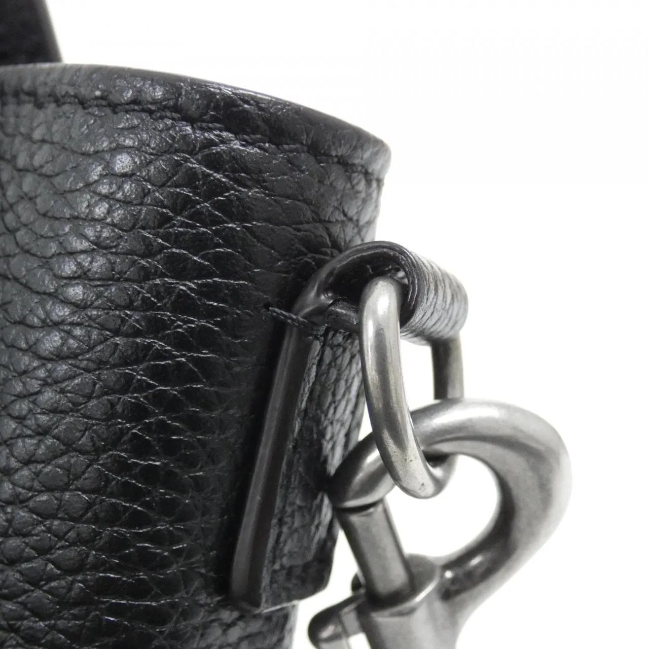 CELINE Luggage 189243DRU Handbag 黑色 中古品A - 縮圖 5