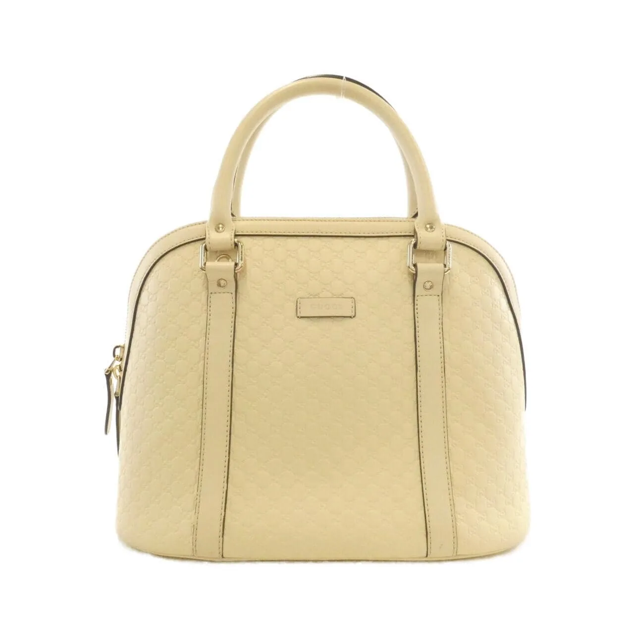 GUCCI GG Supreme 449663 BMJ1G Handbag Leather Black