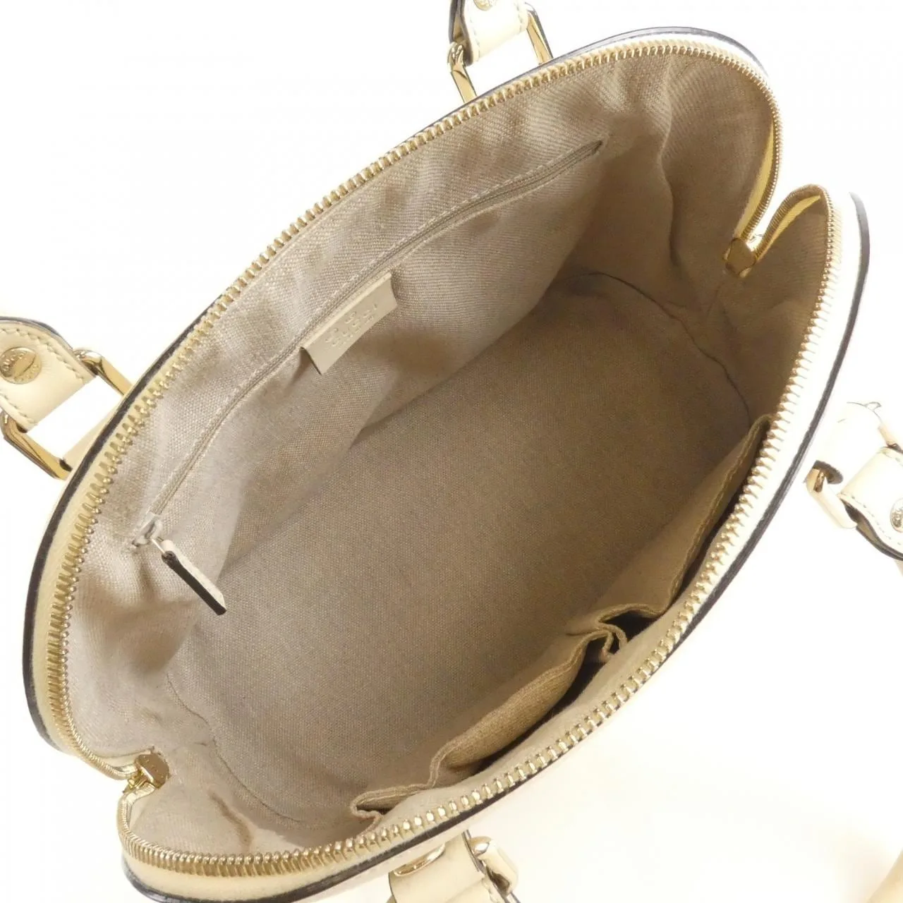 GUCCI GG Supreme 449663 BMJ1G Handbag Leather 黑色 皮革 中古品B - 縮圖 8