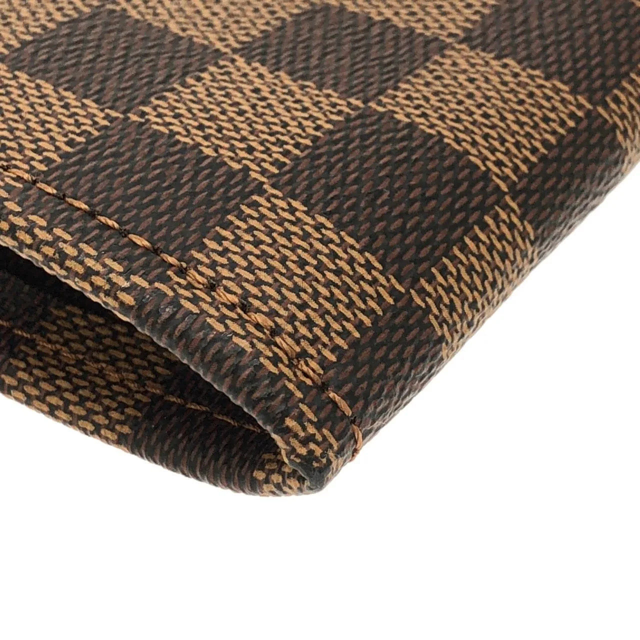 LOUIS VUITTON Documents TH0093 Handbag Damier 黑色 Damier 中古品A - 縮圖 2