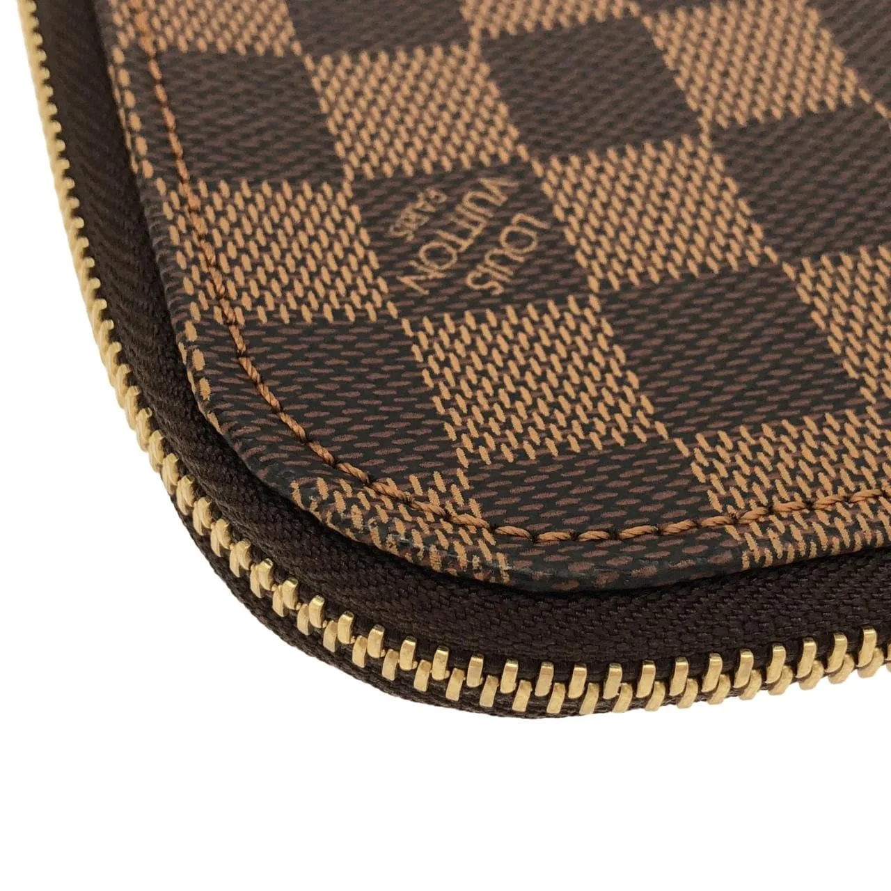 LOUIS VUITTON Documents TH0093 Handbag Damier 黑色 Damier 中古品A - 縮圖 4