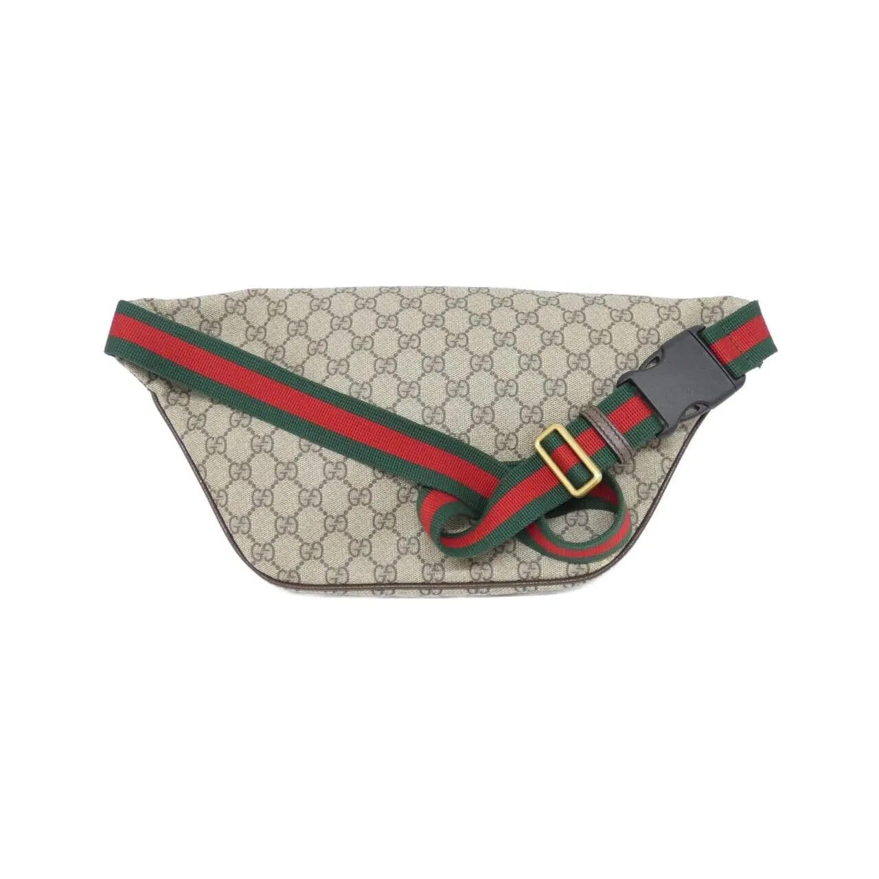 GUCCI 529711 K9GLT Belt Canvas 黑色 帆布 中古品A - 縮圖 2
