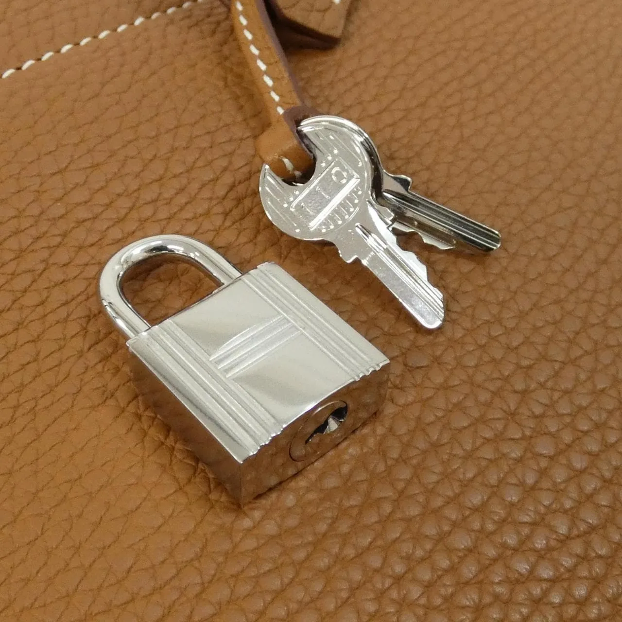 HERMES Bolide 073420CK Handbag Clemence