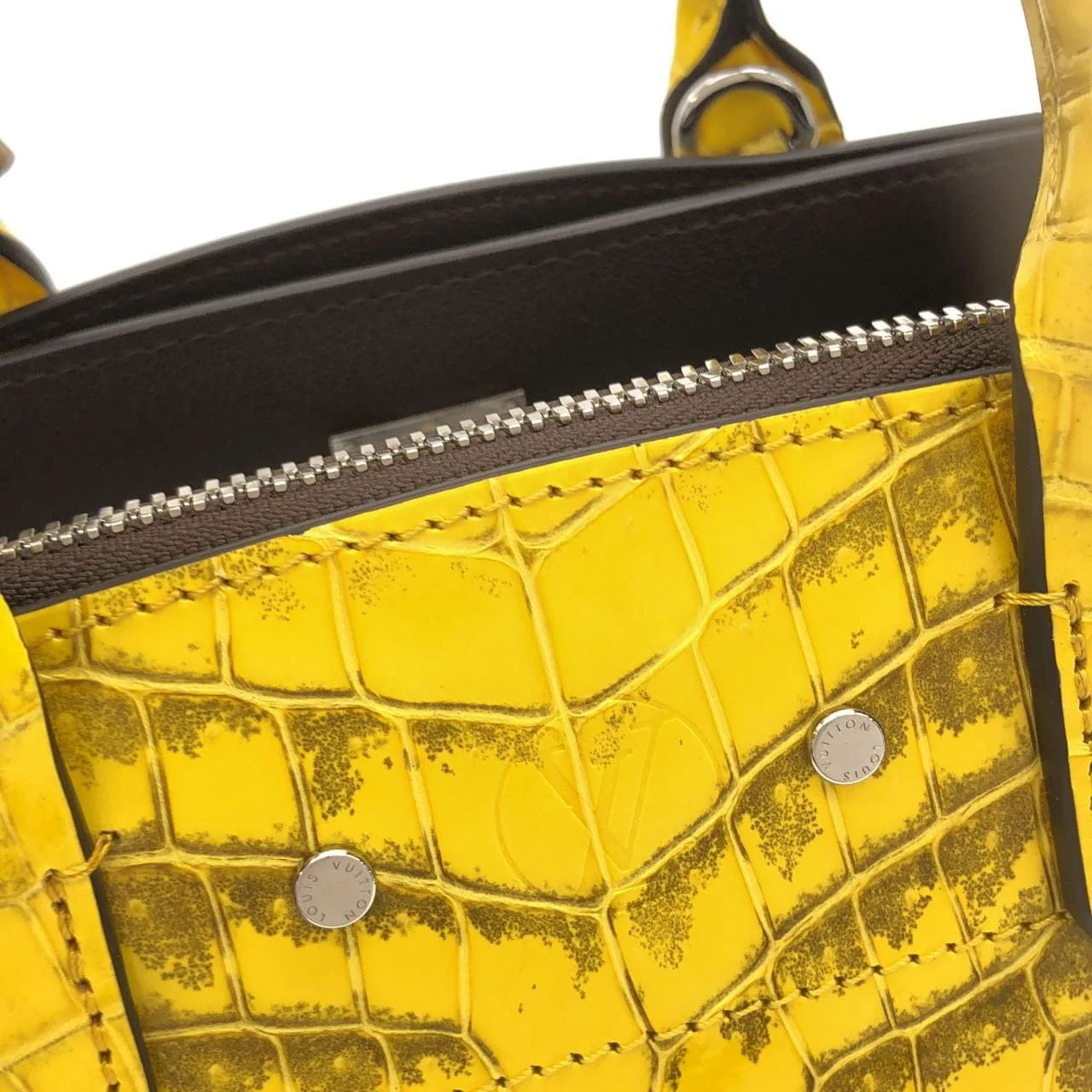 LOUIS VUITTON Steamer N94977 Handbag Leather