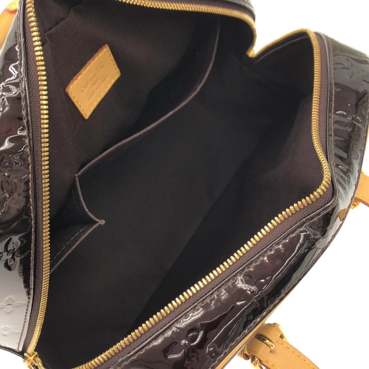 LOUIS VUITTON M93516 Handbag Vernis 黑色 Vernis 中古品A - 縮圖 6