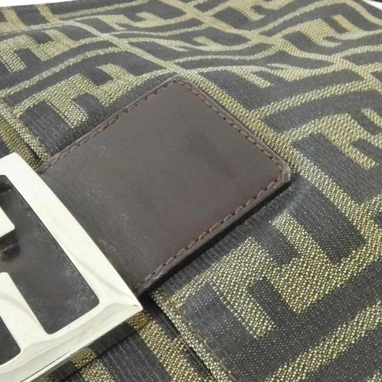 FENDI Baguette 26325 Shoulder Canvas