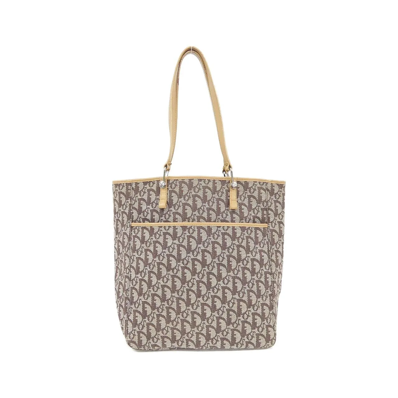 DIOR Handbag Canvas Brown