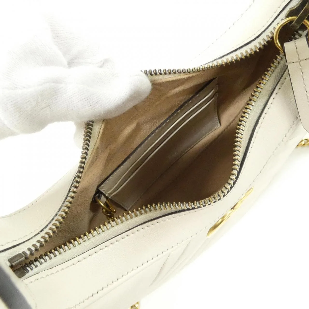 GUCCI 699514 DTDHT 手提包 皮革 黑色 皮革 中古品A - 縮圖 9