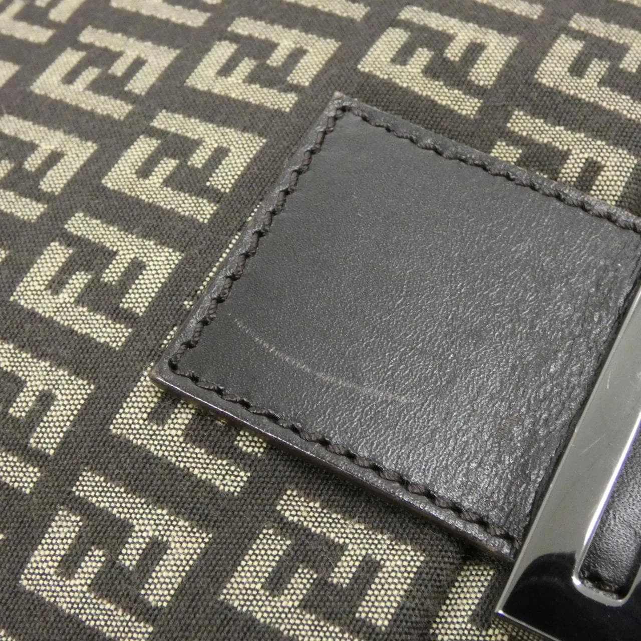 FENDI Baguette 8BR001 JQ4 Shoulder Canvas