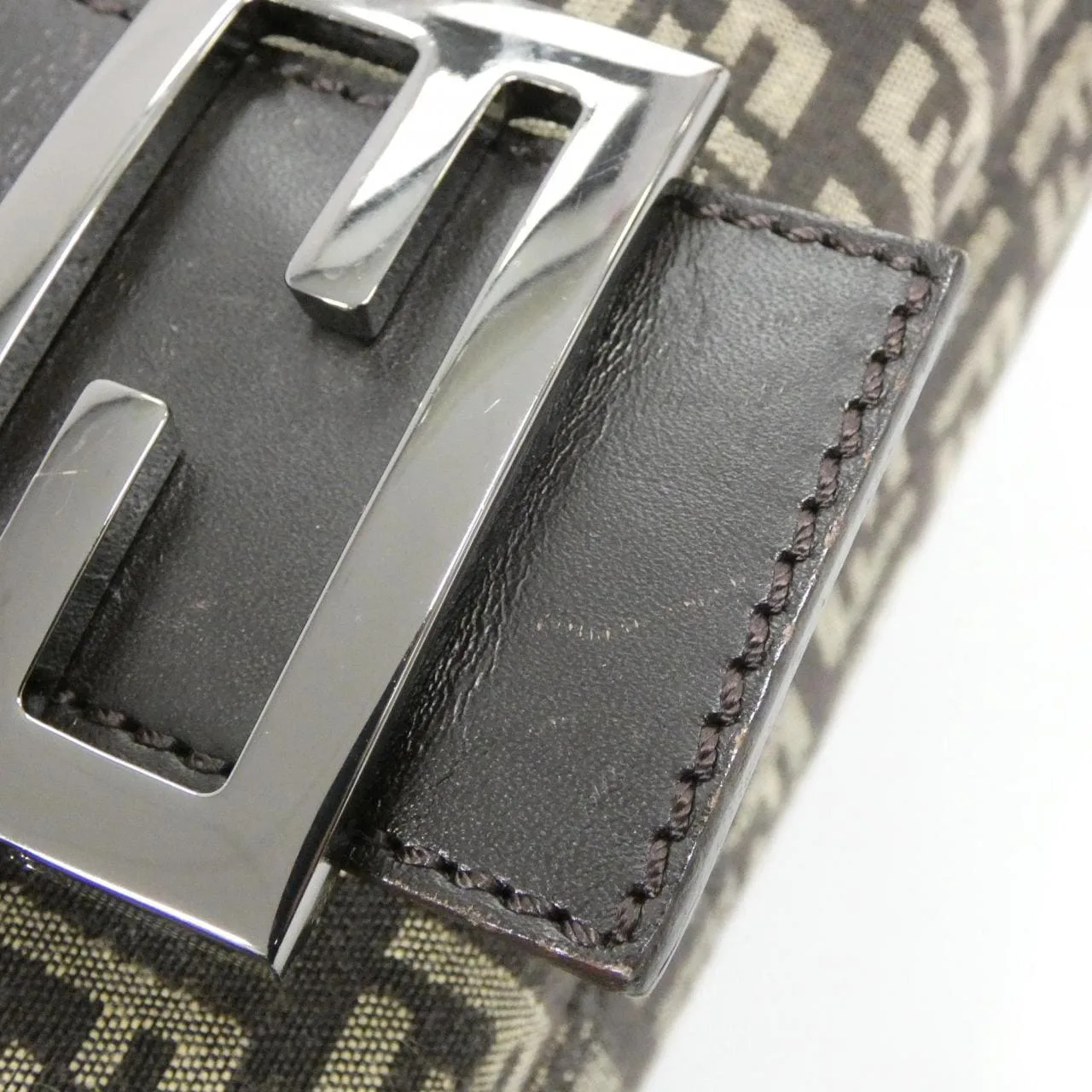 FENDI Baguette 8BR001 JQ4 Shoulder Canvas