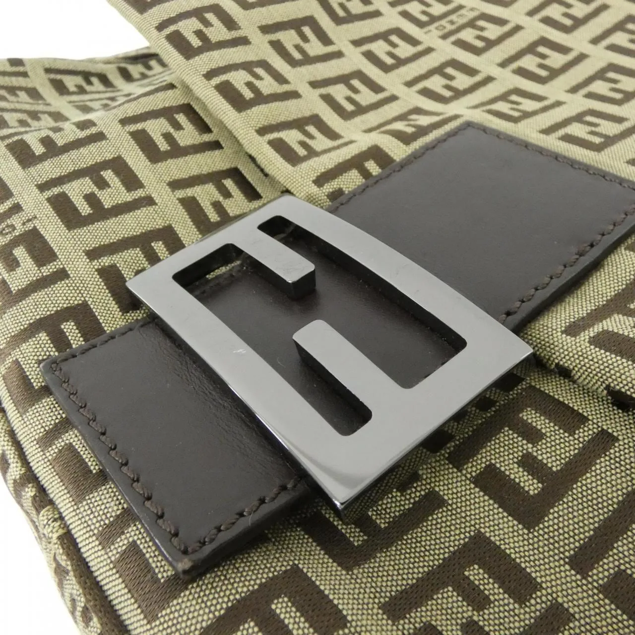 FENDI Baguette 8BR001 NY1 Shoulder Canvas