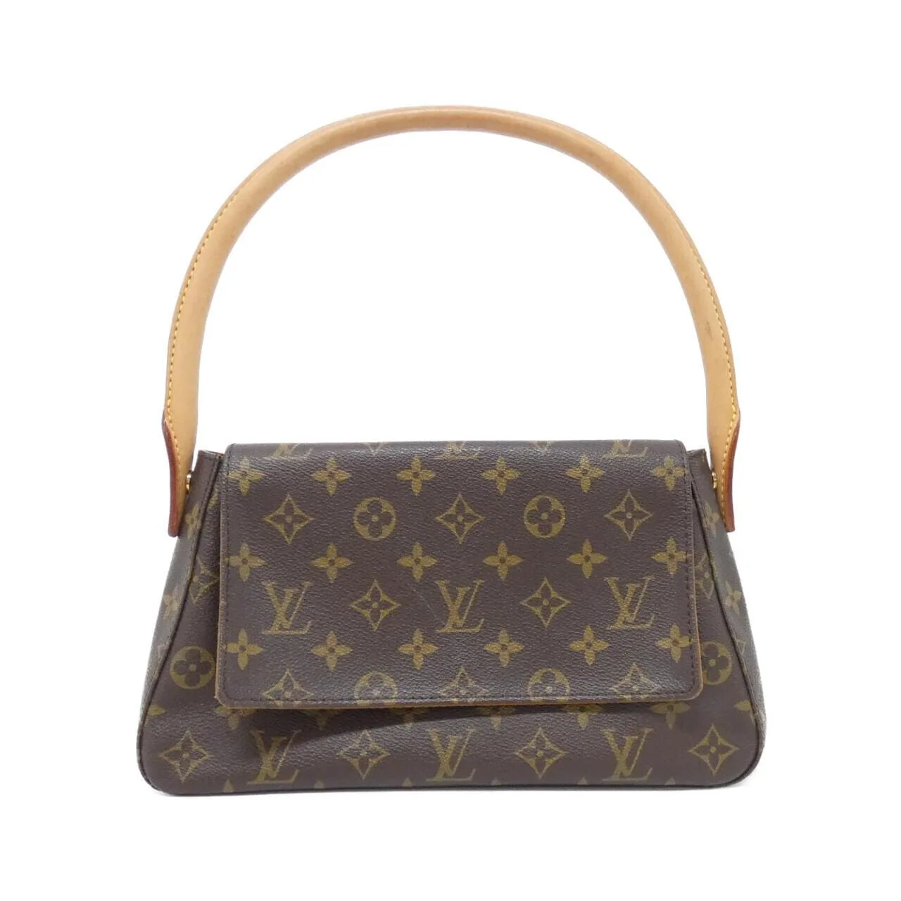 LOUIS VUITTON Looping M51147 Shoulder Monogram 黑色