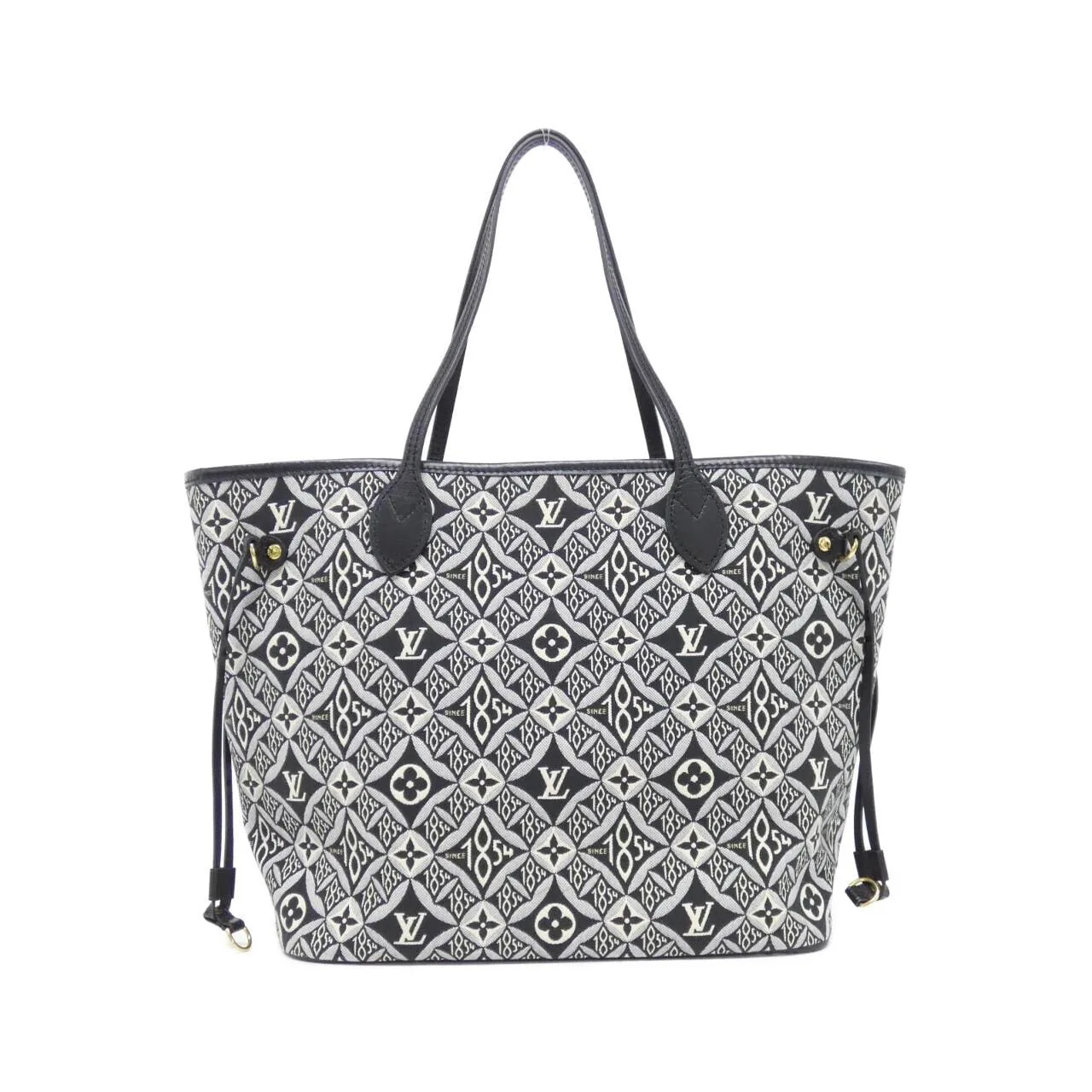 LOUIS VUITTON Neverfull M57230 Tote Black