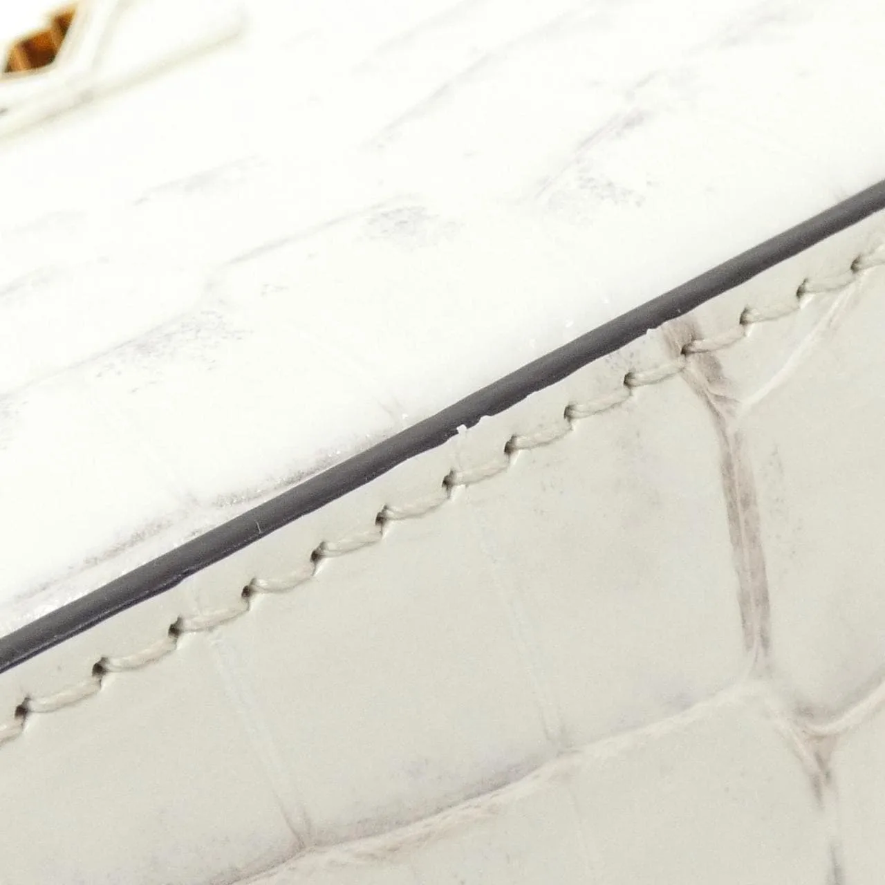 LOUIS VUITTON Capucines N98156 Handbag Leather Gold Leather Rank A - Thumbnail 3