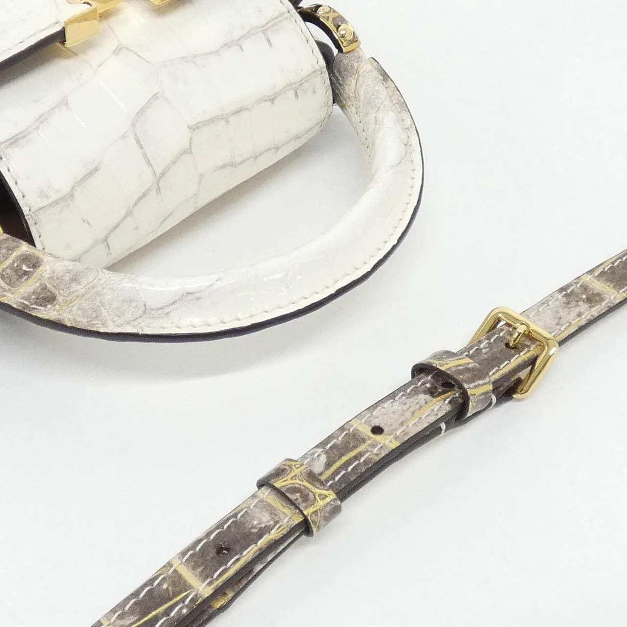 LOUIS VUITTON Capucines N98156 Handbag Leather Gold Leather Rank A - Thumbnail 5