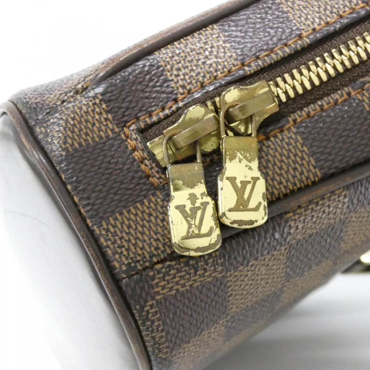LOUIS VUITTON N51286 Handbag Damier 黑色 Damier 中古品B - 縮圖 3