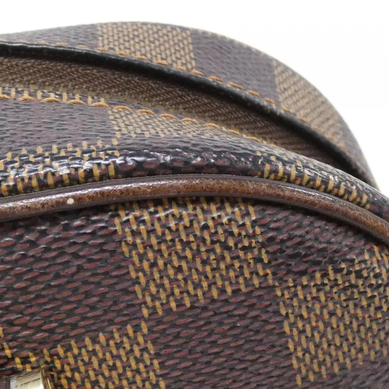 LOUIS VUITTON N51286 Handbag Damier 黑色 Damier 中古品B - 縮圖 4
