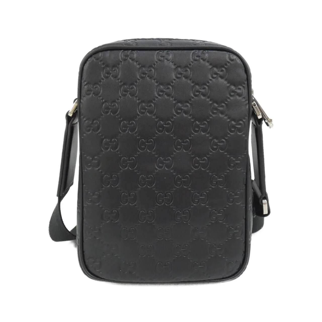 GUCCI 850238 AAFOM Shoulder Leather 黑色 皮革 新品 - 縮圖 2