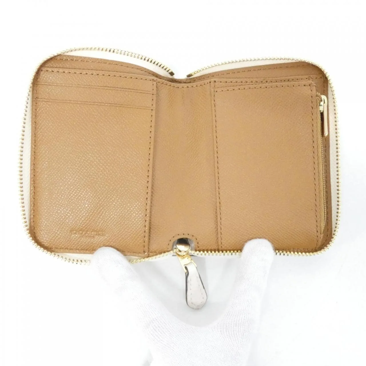 COACH 24808 Wallet Leather Black Leather New - Thumbnail 5