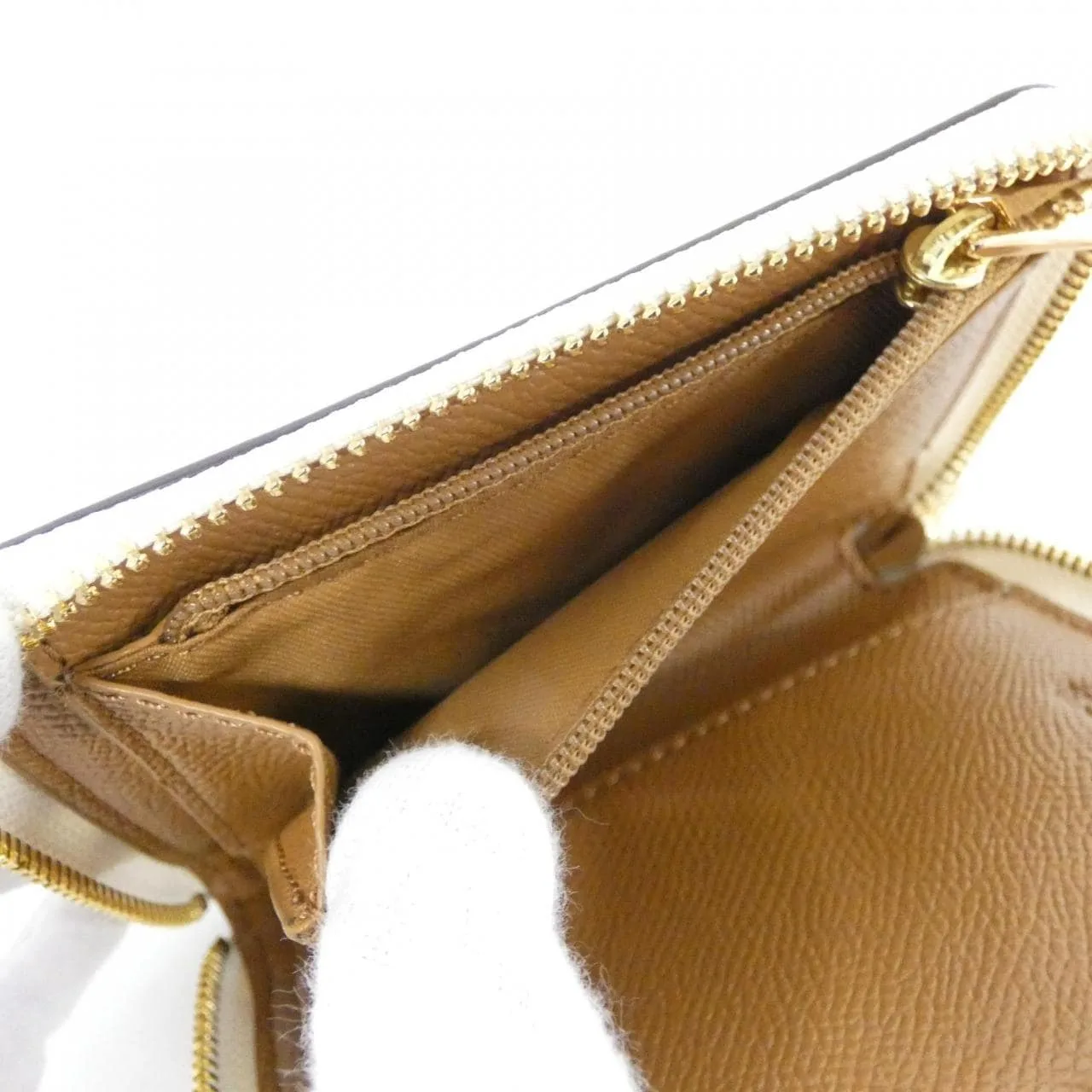 COACH 24808 Wallet Leather Black Leather New - Thumbnail 6