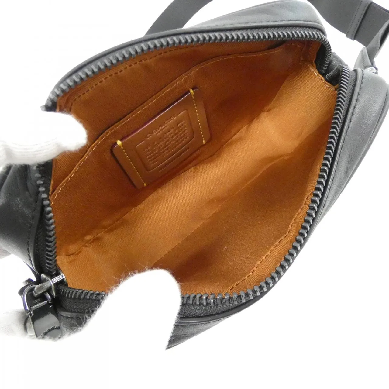 COACH CBK21 Shoulder Canvas Black Canvas New - Thumbnail 6