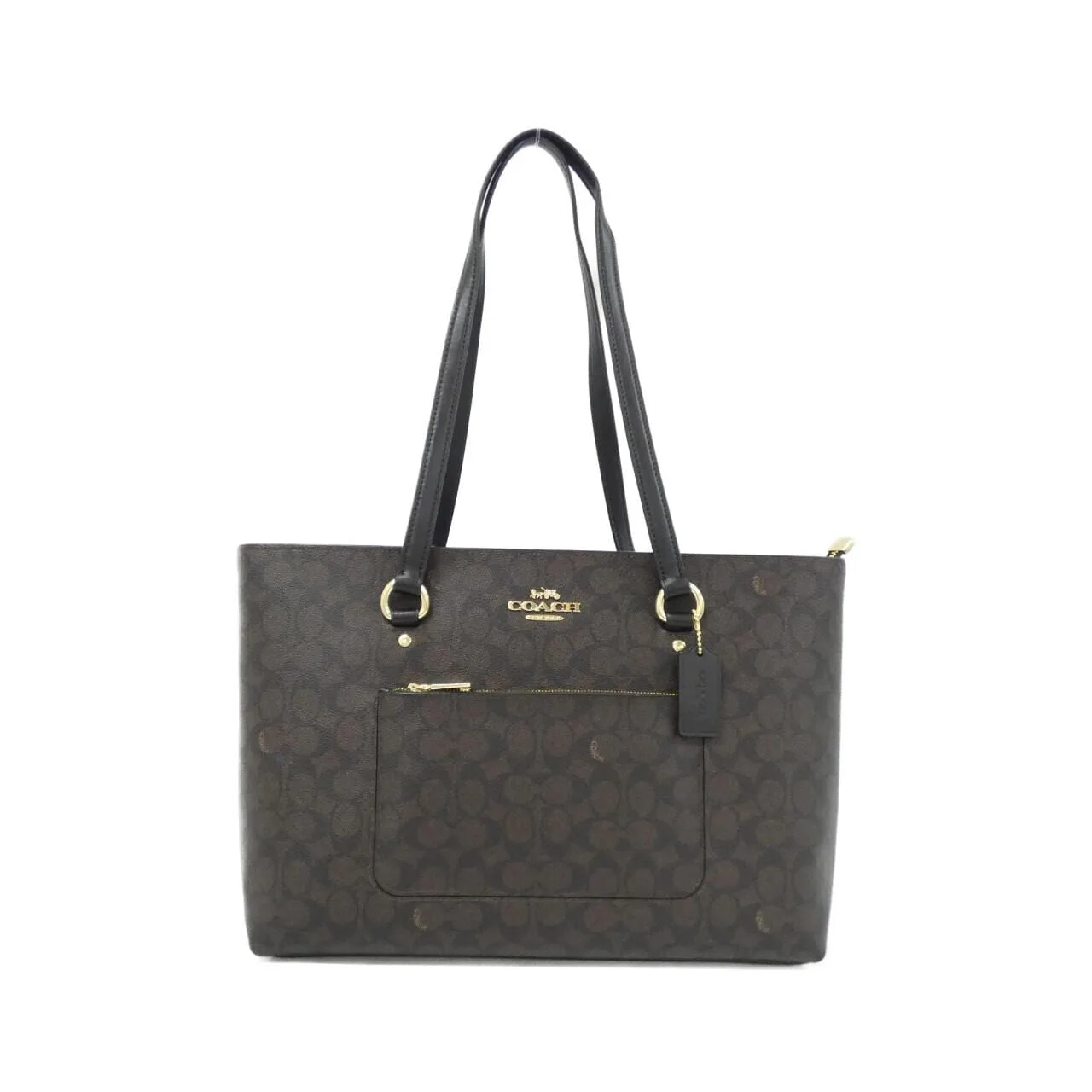 COACH CCD69 Handbag Canvas Black