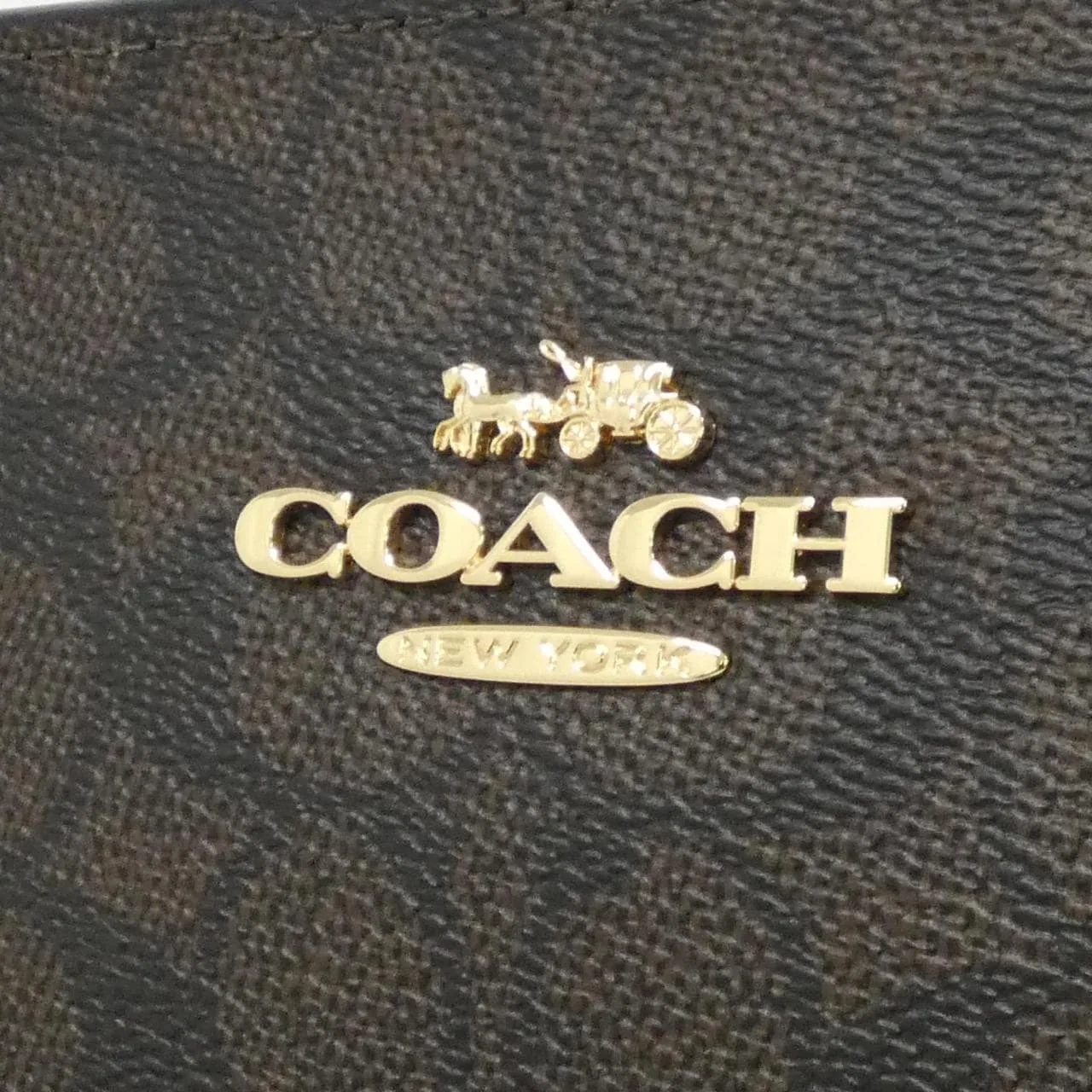 COACH CCD69 Handbag Canvas Black Canvas New - Thumbnail 4