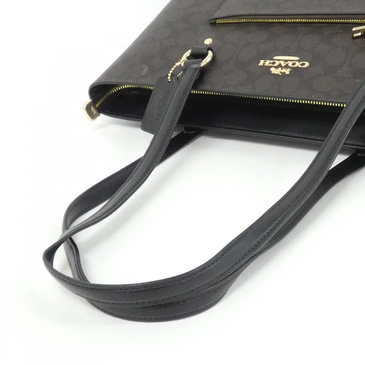 COACH CCD69 Handbag Canvas Black Canvas New - Thumbnail 5