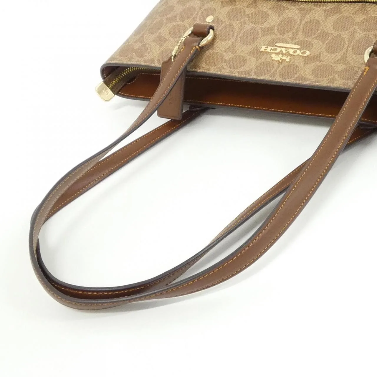 COACH CCD69 Handbag Canvas 黑色 帆布 新品 - 縮圖 5