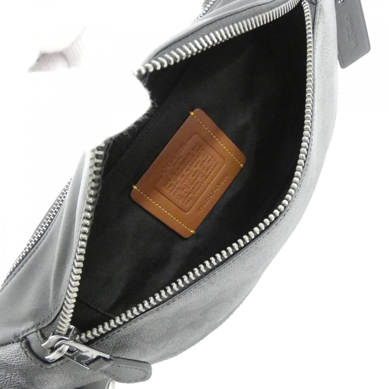 COACH CV926 Shoulder Canvas Black Canvas New - Thumbnail 6