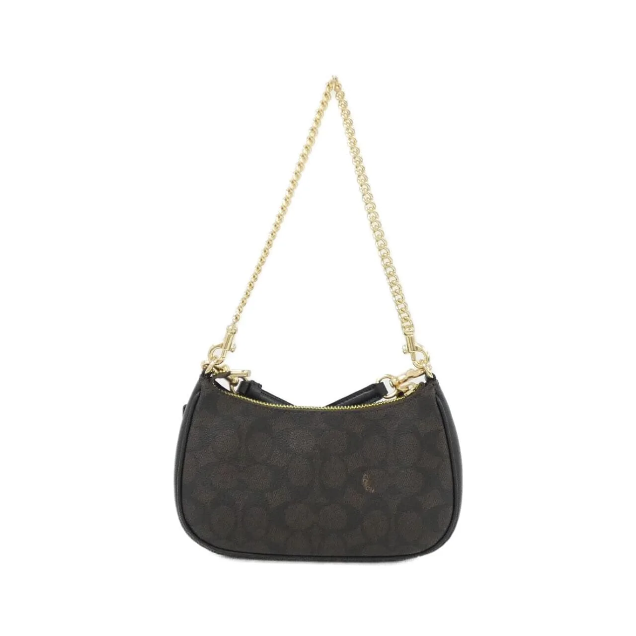 COACH CW323 Shoulder Canvas Black Canvas New - Thumbnail 2