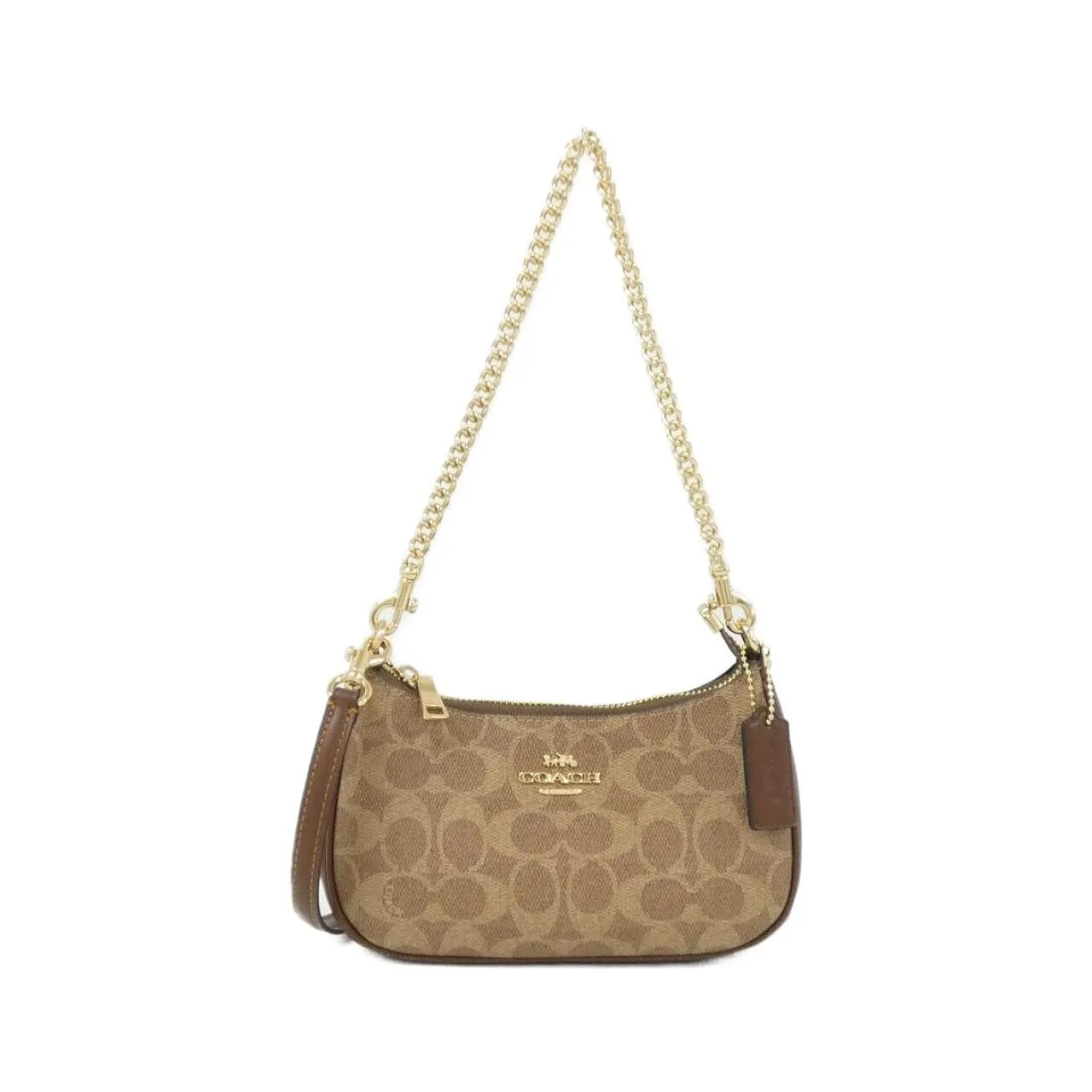 COACH CW323 Shoulder Canvas Black