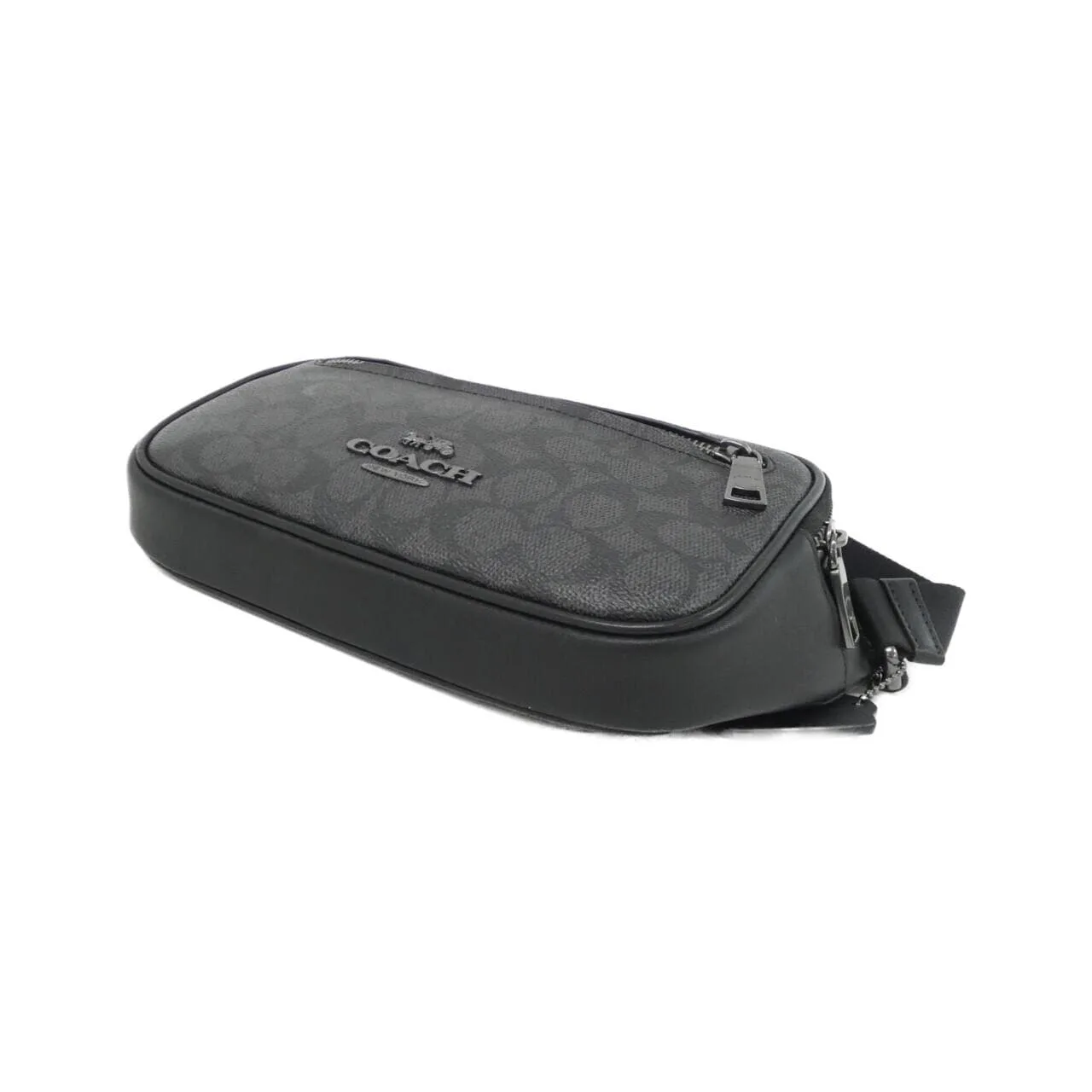 COACH CZ400 Shoulder Canvas Black Canvas New - Thumbnail 3