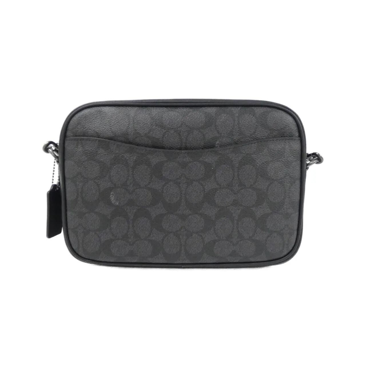 COACH CZ401 Shoulder Canvas Black Canvas New - Thumbnail 2