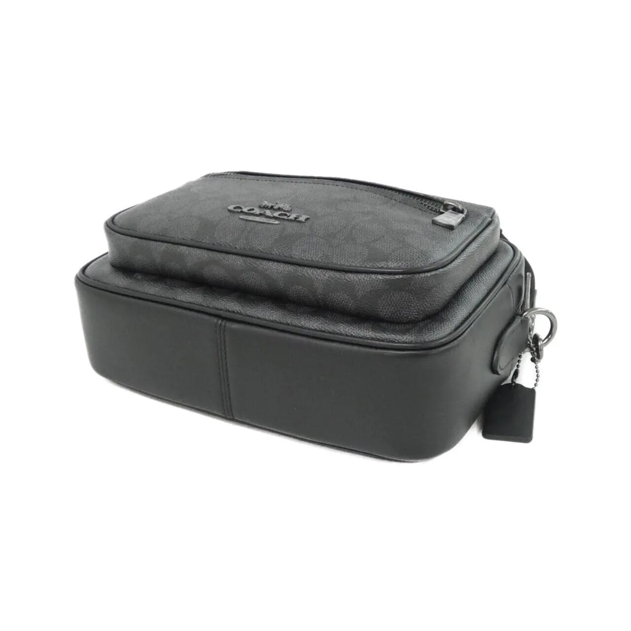 COACH CZ401 Shoulder Canvas Black Canvas New - Thumbnail 3