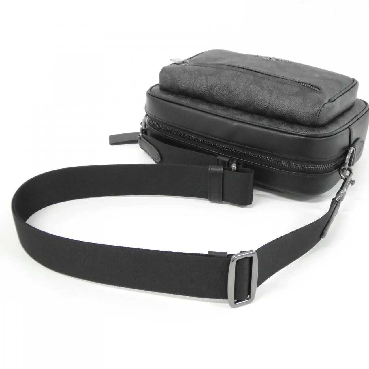 COACH CZ401 Shoulder Canvas Black Canvas New - Thumbnail 5