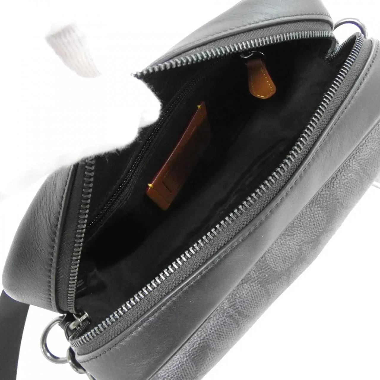 COACH CZ401 Shoulder Canvas Black Canvas New - Thumbnail 6