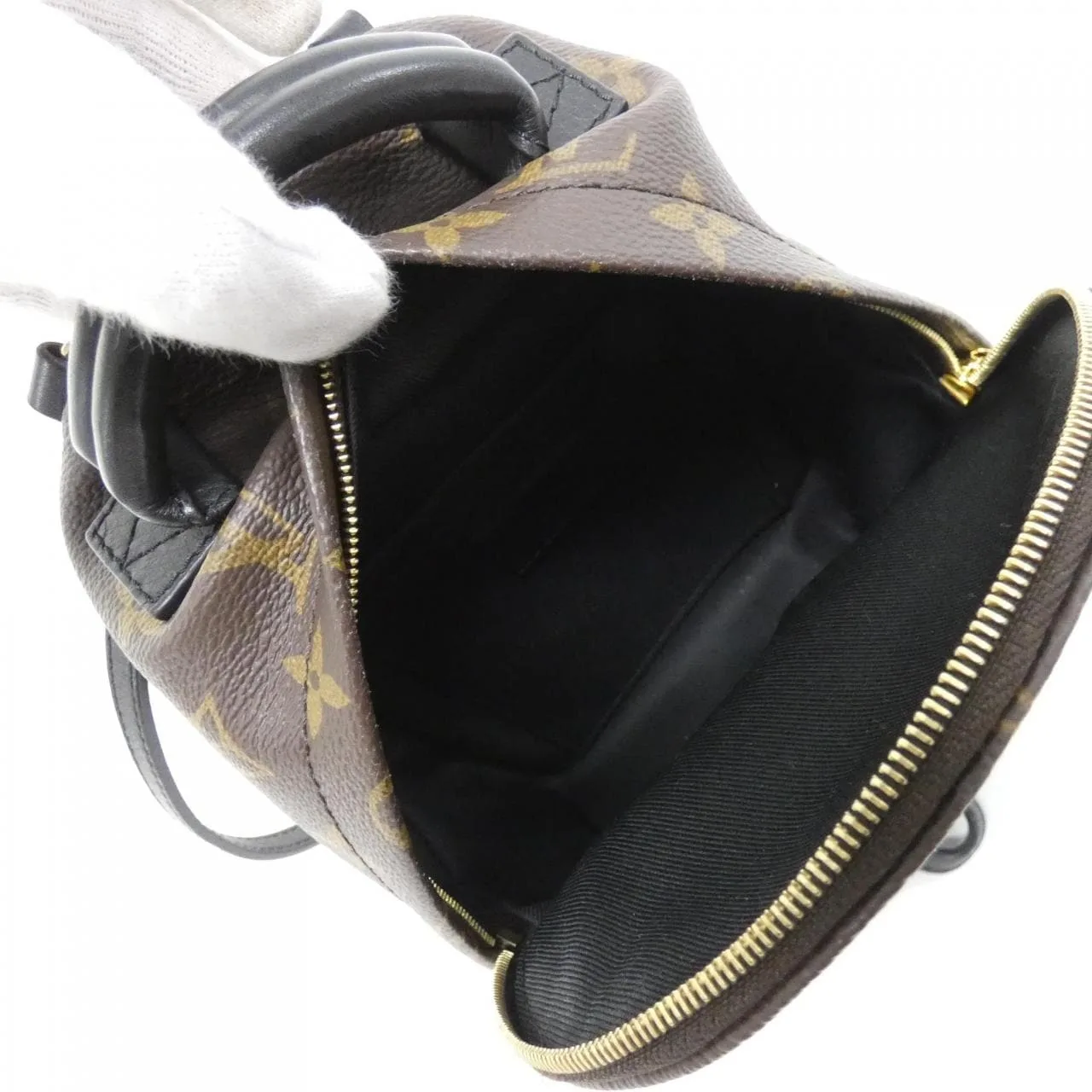 LOUIS VUITTON M41562 Backpack Monogram 黑色 Monogram 中古品A - 縮圖 9