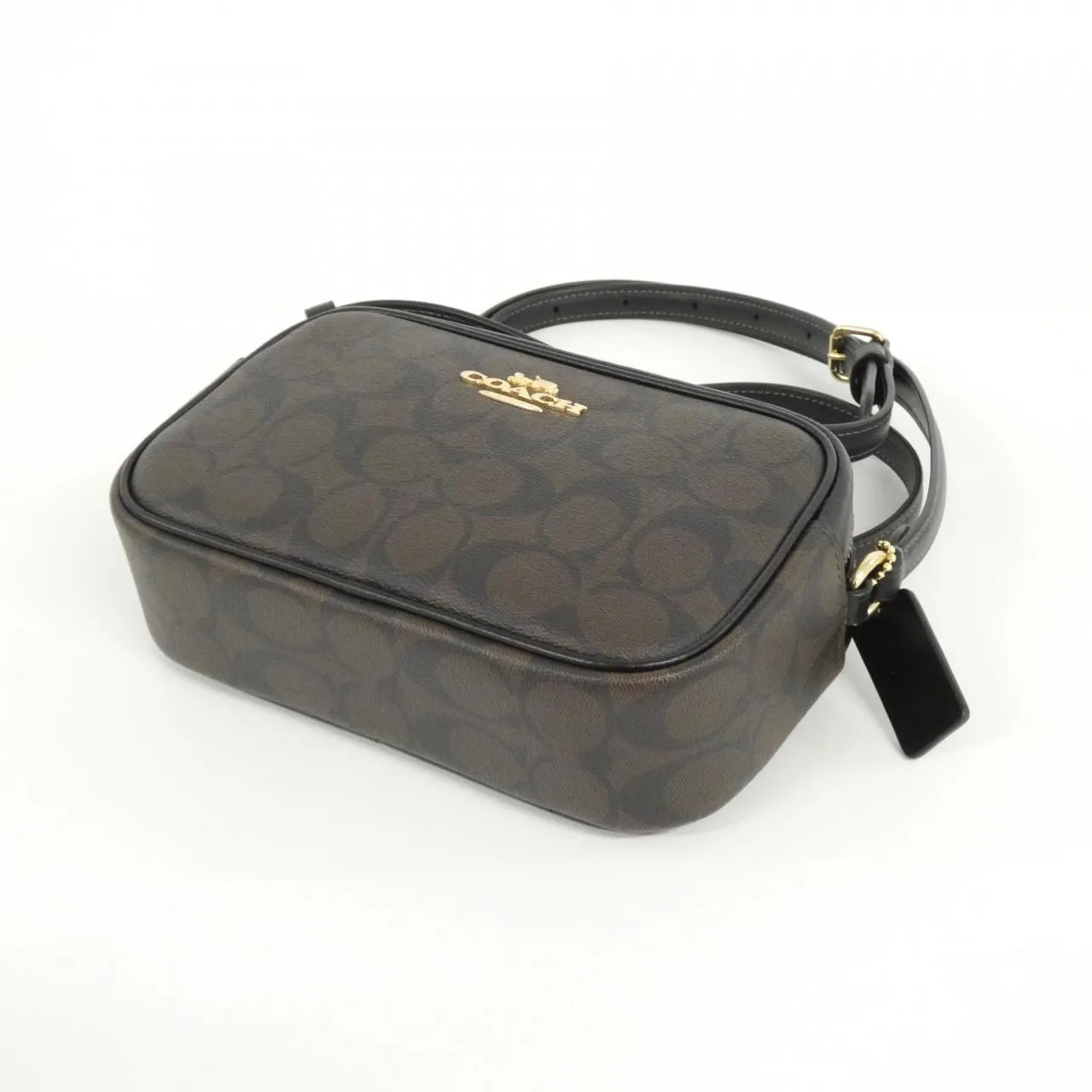 COACH CQ874 Shoulder Canvas 黑色 帆布 新品 - 縮圖 3