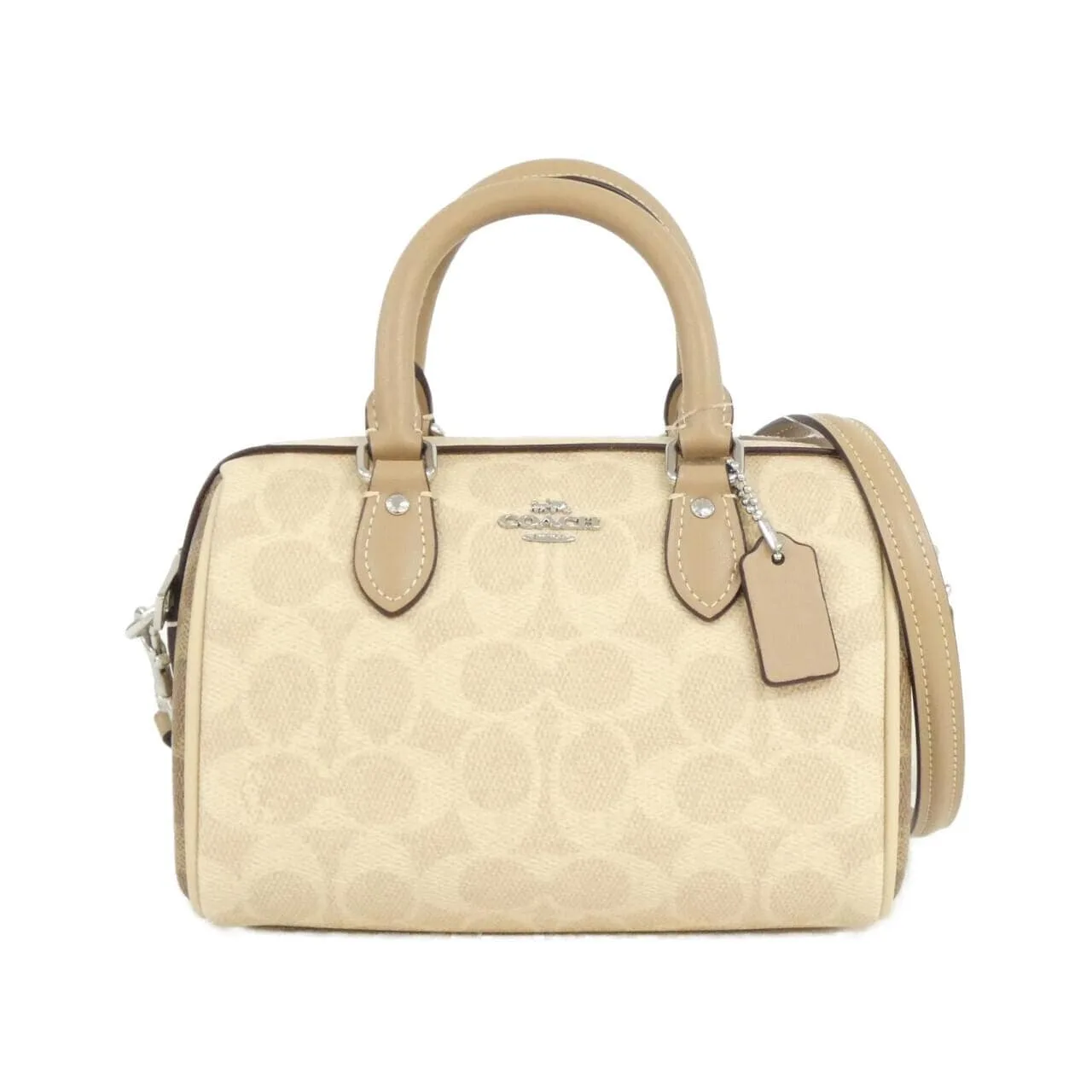 COACH CW330 Boston Canvas Black