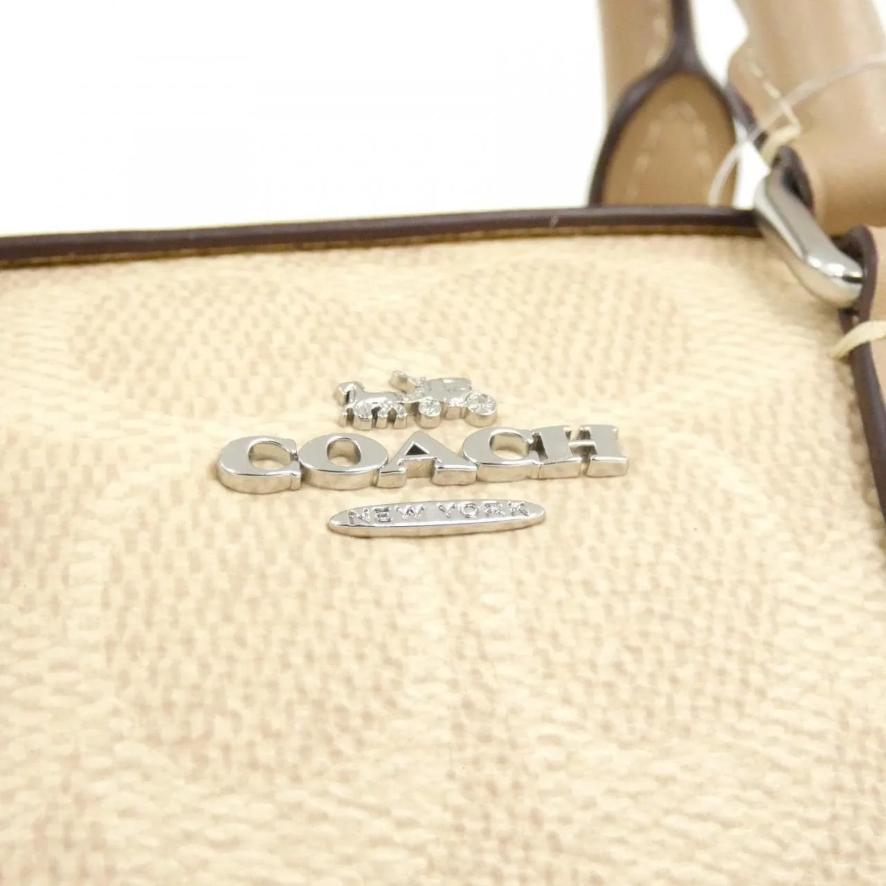 COACH CW330 Boston Canvas 黑色 帆布 新品 - 縮圖 4