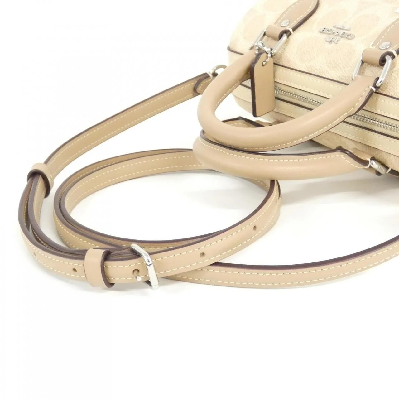 COACH CW330 Boston Canvas 黑色 帆布 新品 - 縮圖 5