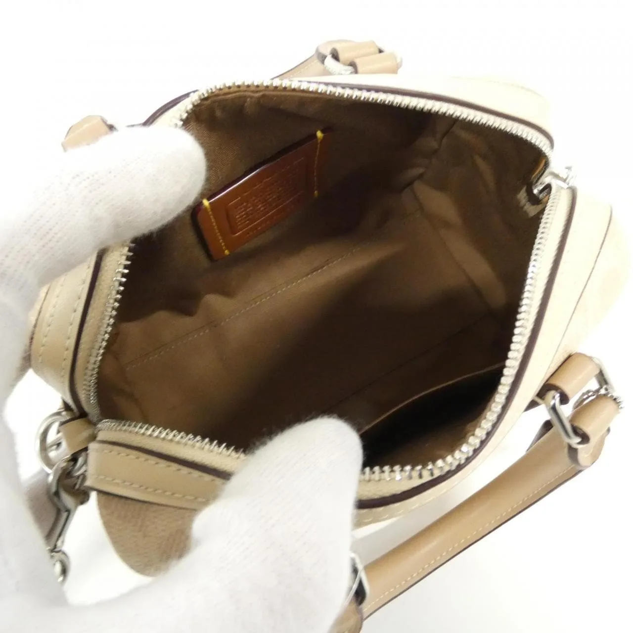 COACH CW330 Boston Canvas 黑色 帆布 新品 - 縮圖 6