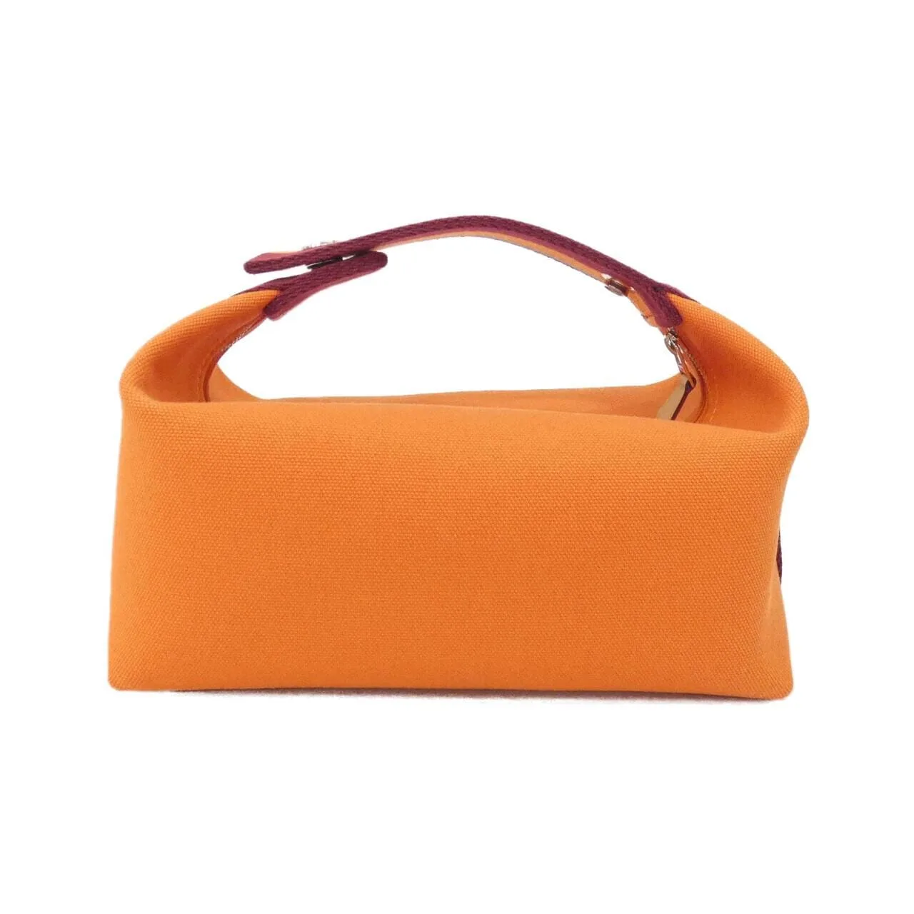 HERMES 104346M 小袋 帆布 黑色 帆布 中古品A - 縮圖 2