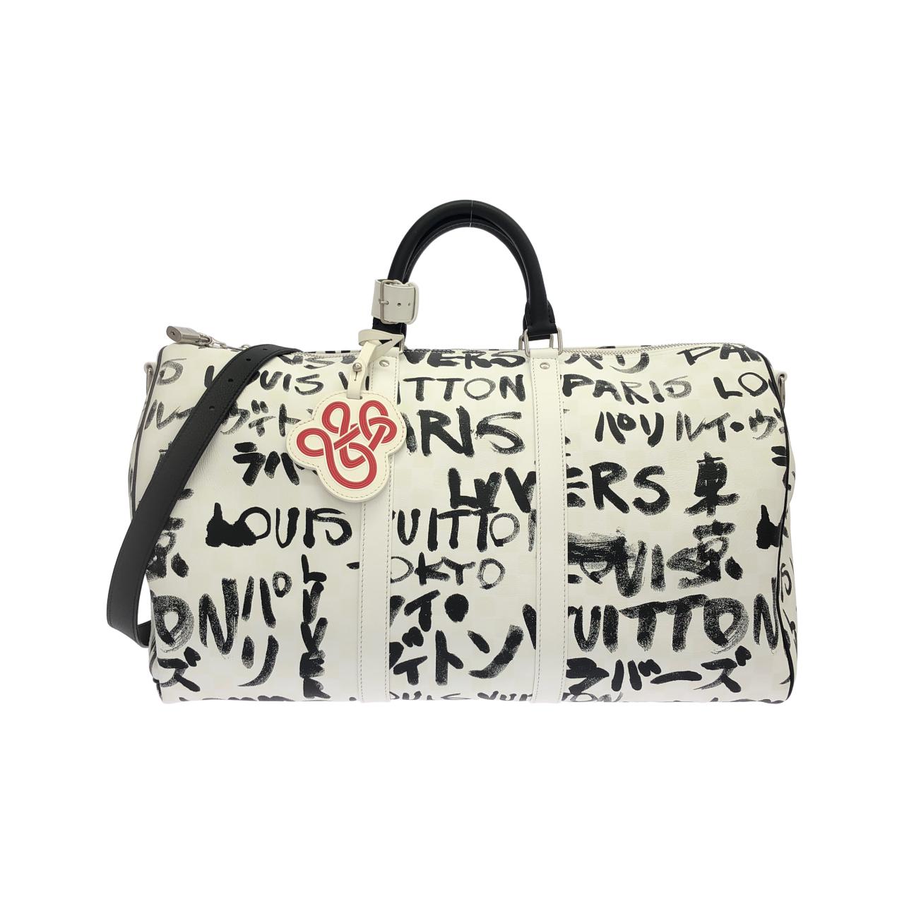 LOUIS VUITTON Keepall N40804 波士頓包 皮革
