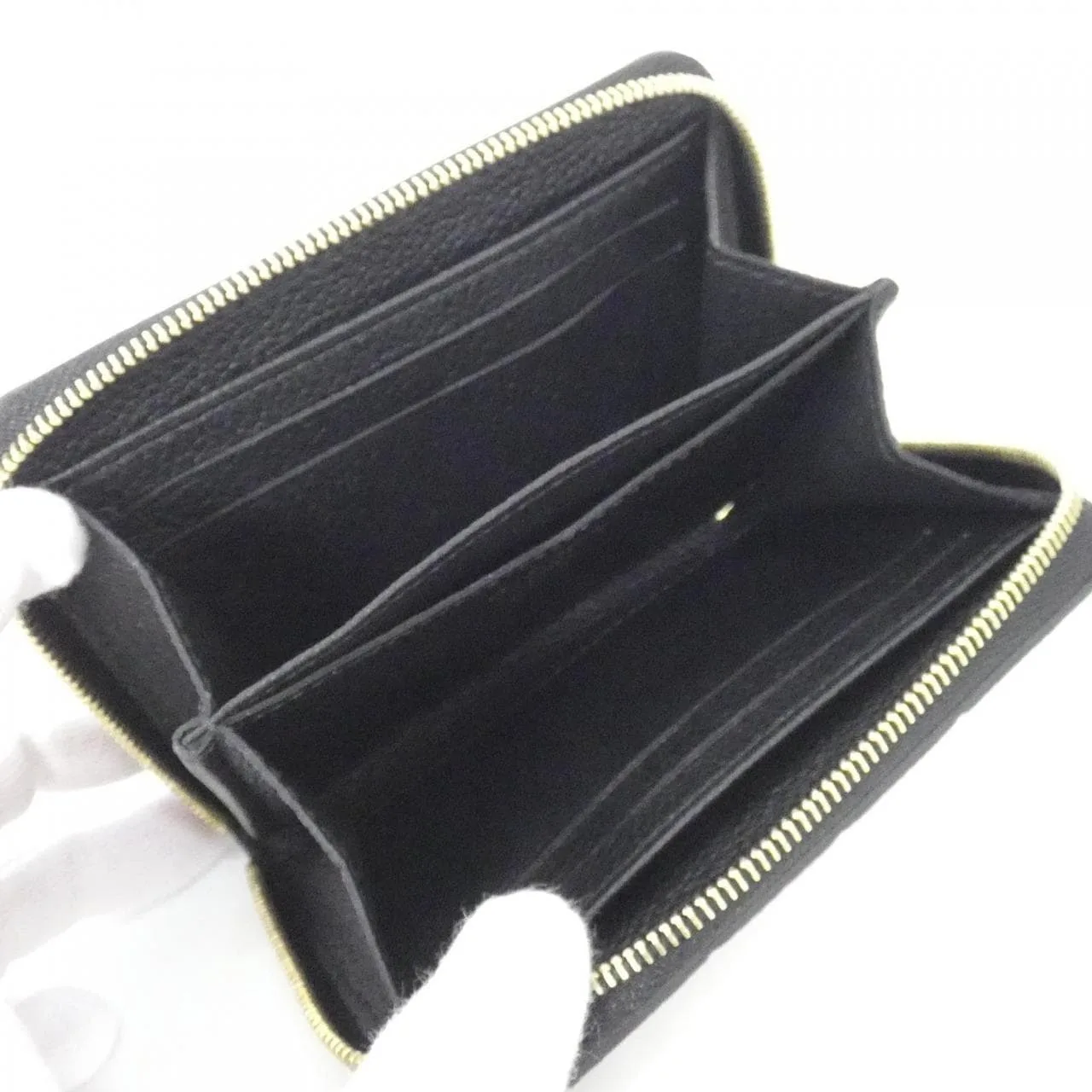 LOUIS VUITTON M60574 Coin Case Monogram Black Monogram Rank A - Thumbnail 3