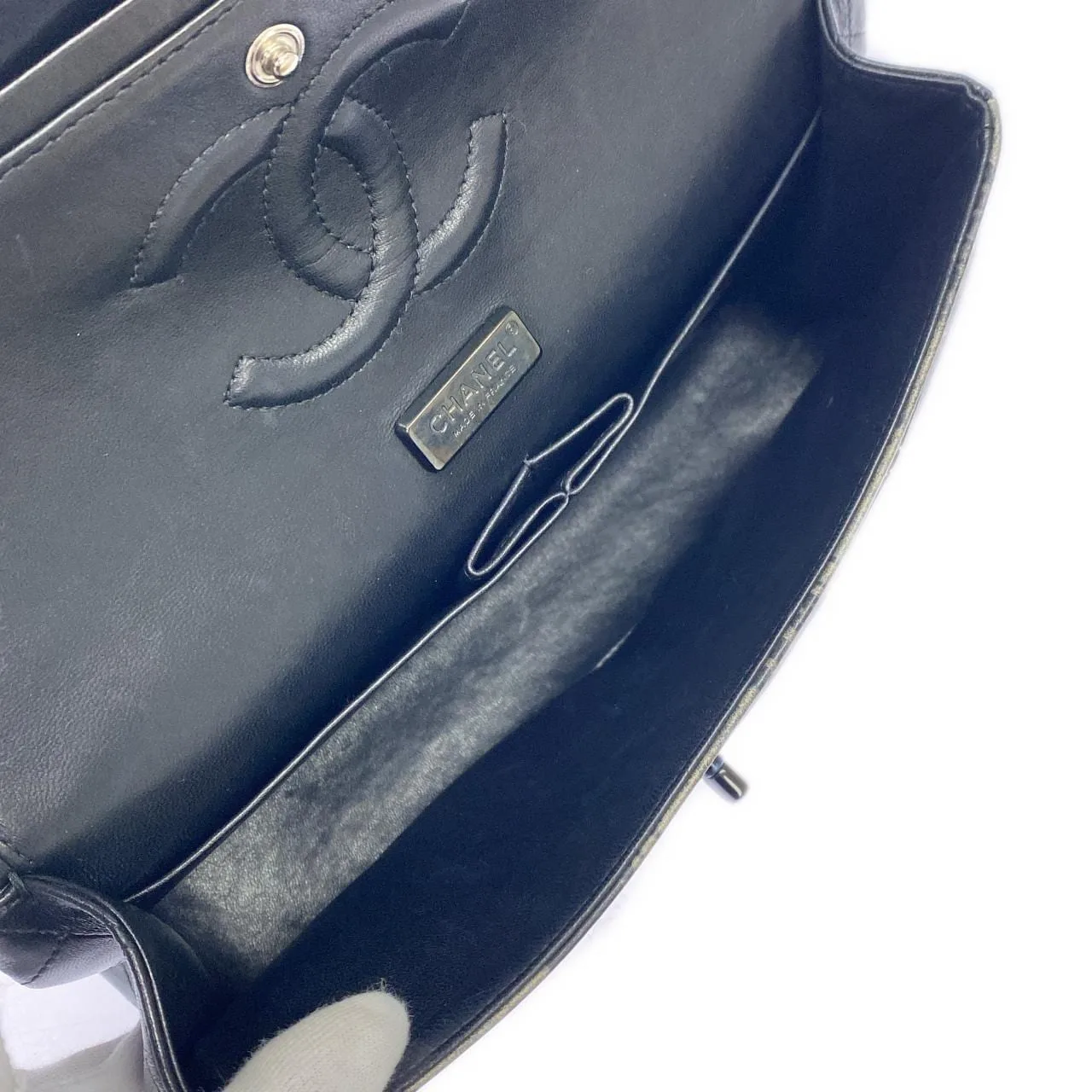 CHANEL Shoulder Lambskin Black Lambskin Rank A - Thumbnail 6