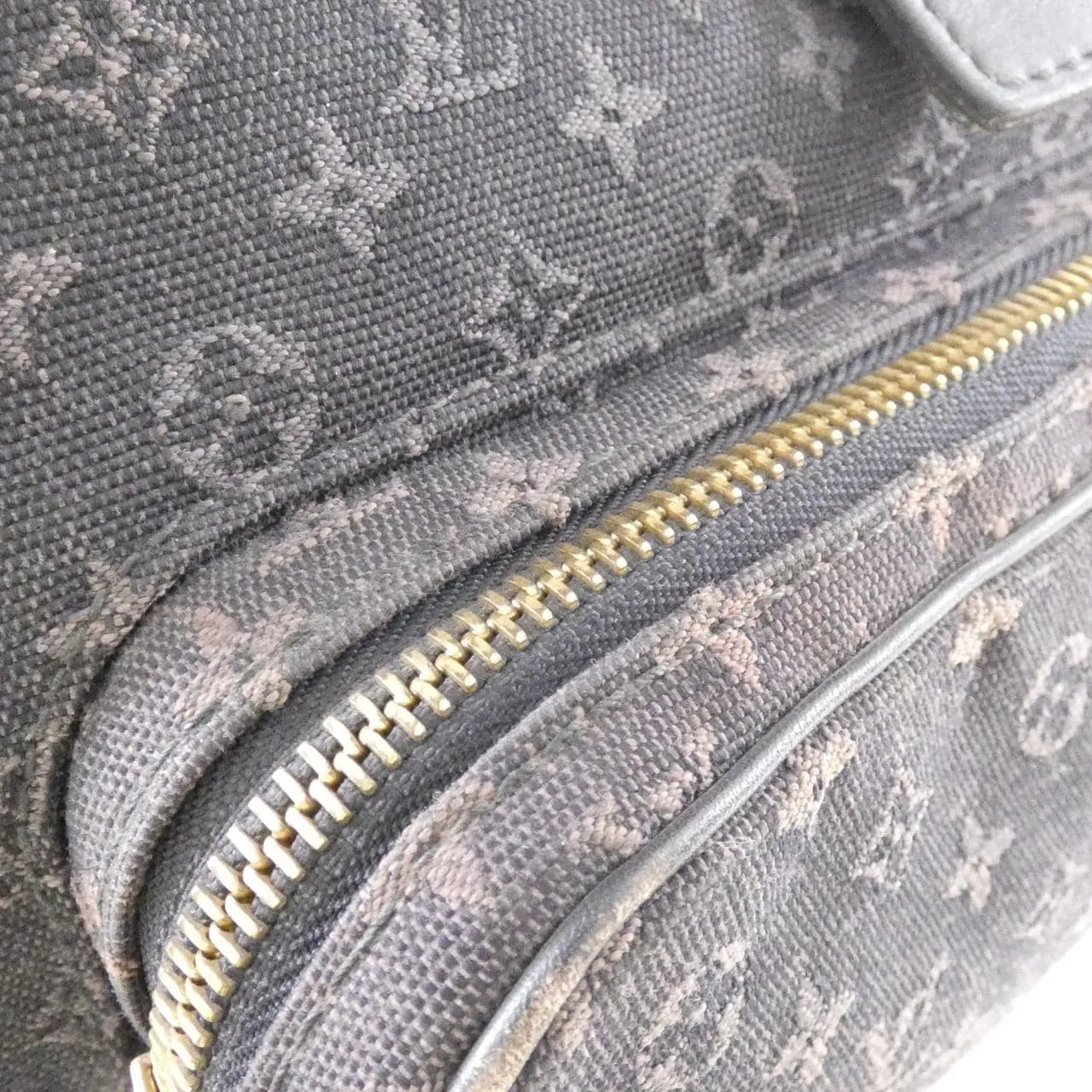 LOUIS VUITTON Montsouris M92455 背包 Monogram 藍色 Monogram 中古品B - 縮圖 4