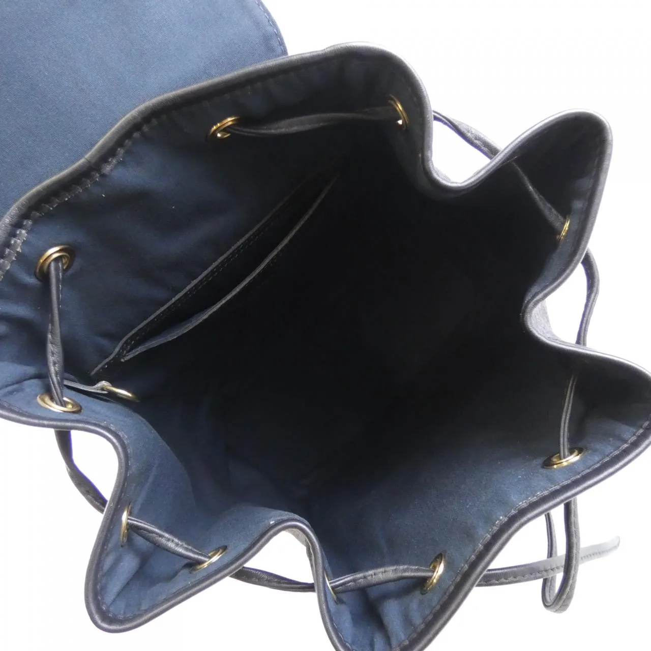 LOUIS VUITTON Montsouris M92455 背包 Monogram 藍色 Monogram 中古品B - 縮圖 9