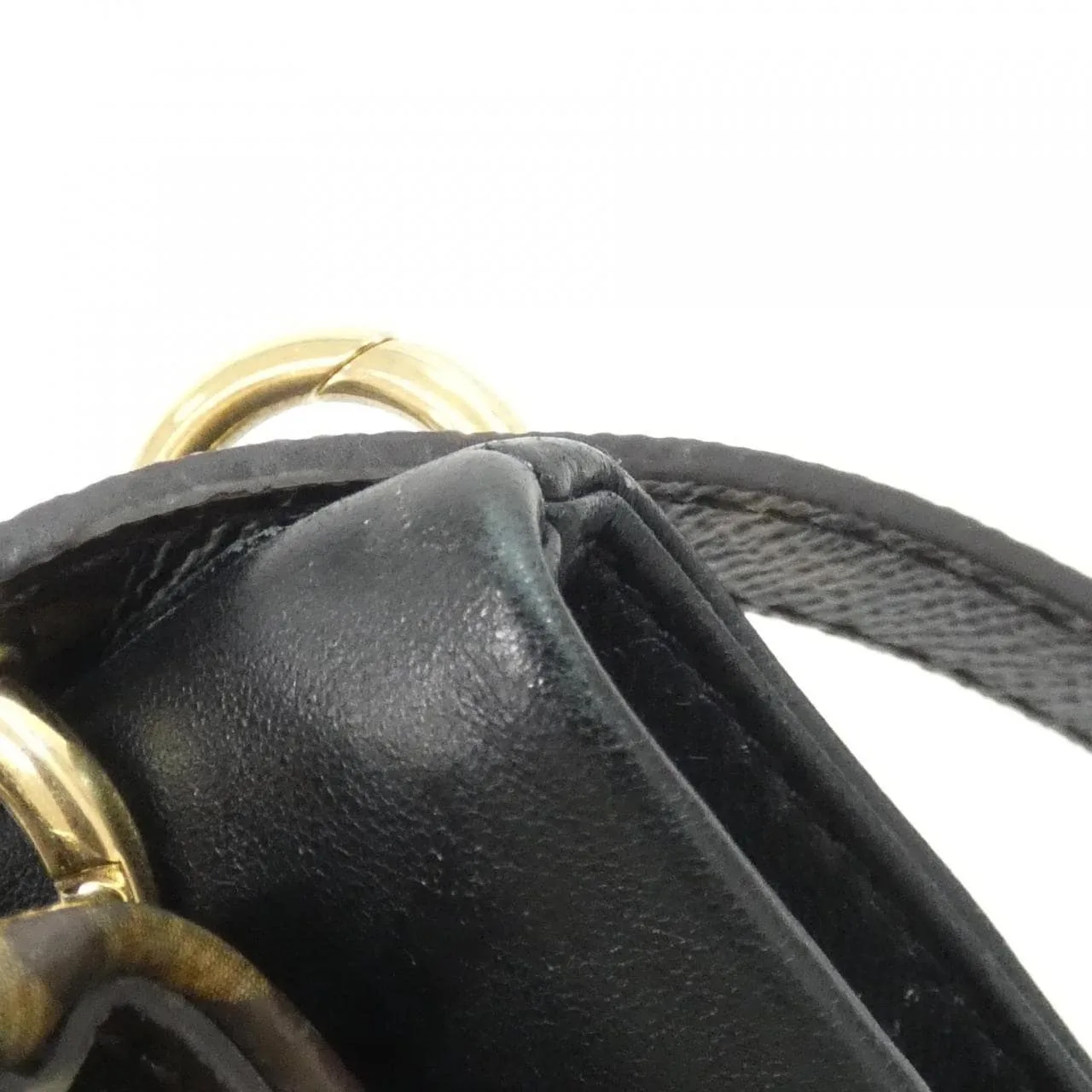 LOUIS VUITTON Pochette M45412 Shoulder Monogram 黑色 Monogram 中古品A - 縮圖 4